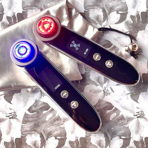 BAFFS RF Device, Profesjonalny masażer ultradźwiękowy 6w1 z radiofrekwencją i krioterapią