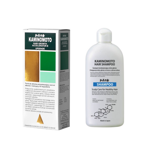 KAMINOMOTO zestaw: Hair Growth Accelerator II + szampon, 180ml + 300ml