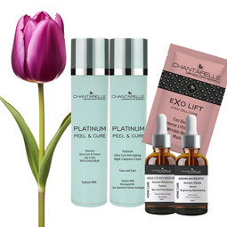 Zestaw PLATINUM PEEL & CURE - platynowe odmładzanie komórkowe, CHANTARELLE