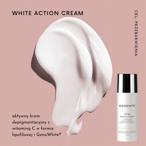 Essente White Action Cream, krem depigmentujący, 50 ml