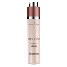 CHANTARELLE, krem do skóry tlustej na noc antybakteryjny, 50 ml, IDEAL PURE Gluco-Salic Acid Night Cream