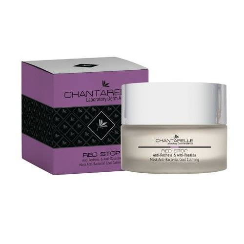 CHANTARELLE, maska antybakteryjna przeciw zaczerwienieniom, 50 ml, RED STOP Anti-Redness Rosacea Mask