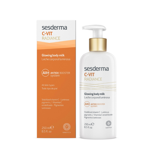 Sesderma - C-VIT RADIANCE Glowing Body Milk, Mleczko rozświetlające do ciała, 250 ml