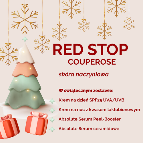Zestaw RED STOP Couperose - doskonała dermokuracja dla wzmocnienia skóry naczynkowej, CHANTARELLE
